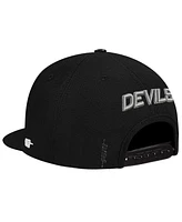 Pro Standard Men's Cream/Black New Jersey Devils French Terry Snapback Hat
