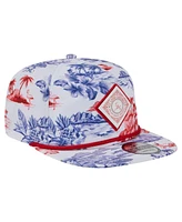 New Era Men's White St. Louis Cardinals Printed Island Golfer Snapback Hat