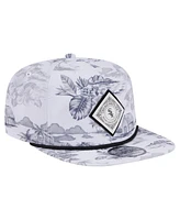 New Era Men's White Chicago White Sox Printed Island Golfer Snapback Hat
