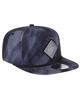 New Era Men's Navy Chicago Cubs Printed Golfer Snapback Hat