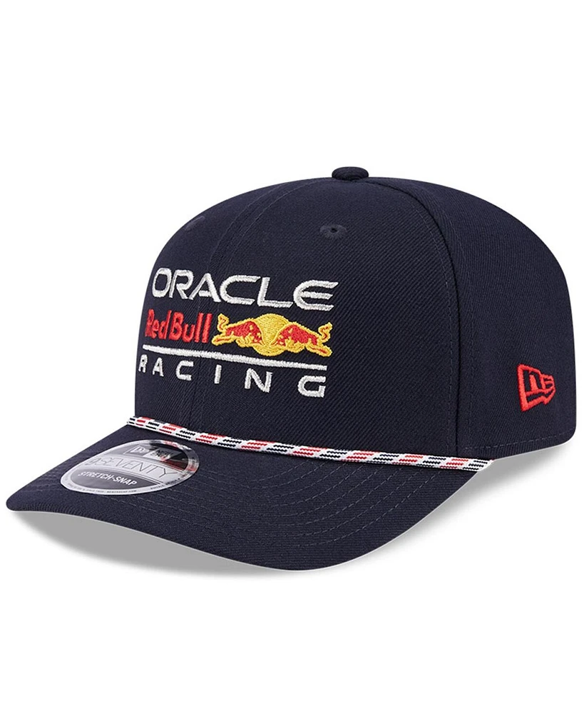 New Era Men's Navy Red Bull Racing Multi-Rope 9SEVENTY Stretch-Snap Hat