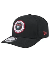 New Era Men's Black Arizona Diamondbacks Circle Patch 9SEVENTY Stretch-Snap Hat