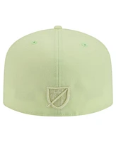 New Era Men's Green Columbus Crew Color Pack A-Frame 59FIFTY Fitted Hat