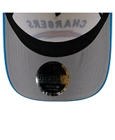 New Era Men's Cream/Powder Blue Los Angeles Chargers 2025 Nfl Draft 9FORTY A-Frame M-Crown Adjustable Hat