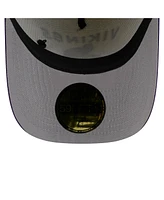 New Era Men's Cream/Purple Minnesota Vikings 2025 Nfl Draft A-Frame 59FIFTY Fitted Hat