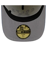 New Era Men's Cream/Royal Indianapolis Colts 2025 Nfl Draft A-Frame 59FIFTY Fitted Hat
