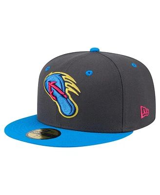 New Era Men's Gray/Blue San Antonio Missions Copa de la Diversion 59FIFTY Fitted Hat