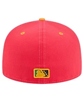 New Era Men's Red Delmarva Shorebirds Copa de la Diversion 59FIFTY Fitted Hat