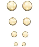 14k Yellow Gold Ball Stud Earrings 4 10mm