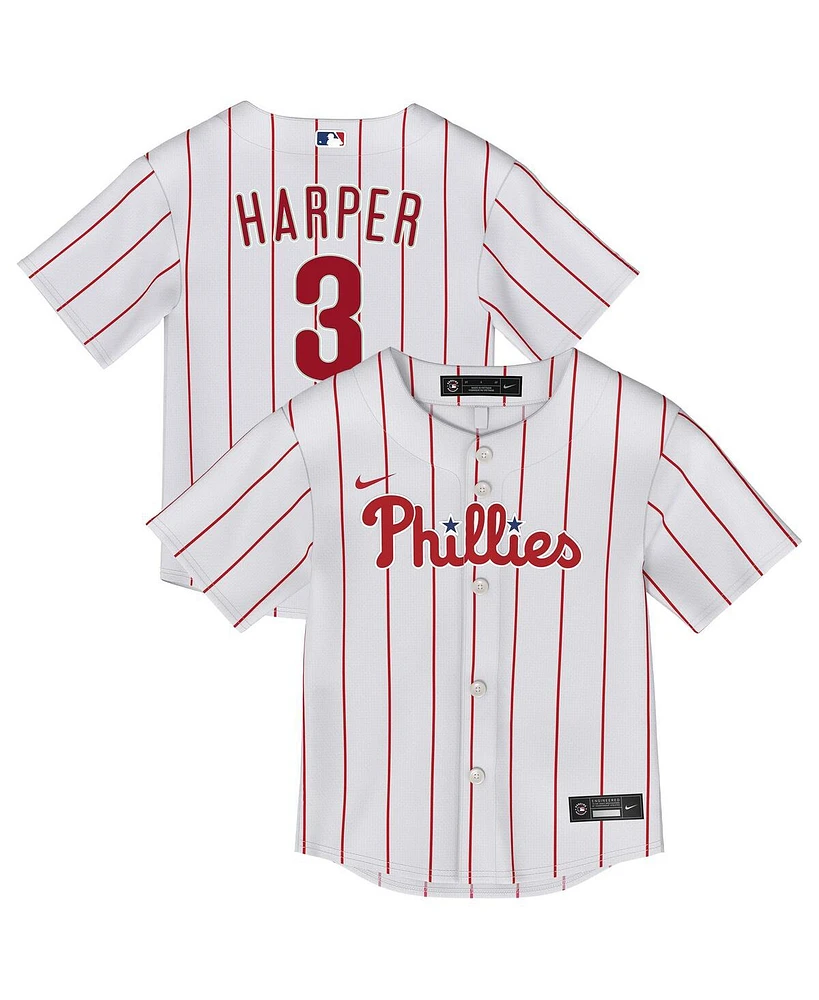 Nike Baby Boys and Girls Bryce Harper White Philadelphia Phillies Home Replica Jersey