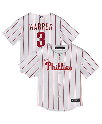 Nike Baby Boys and Girls Bryce Harper White Philadelphia Phillies Home Replica Jersey