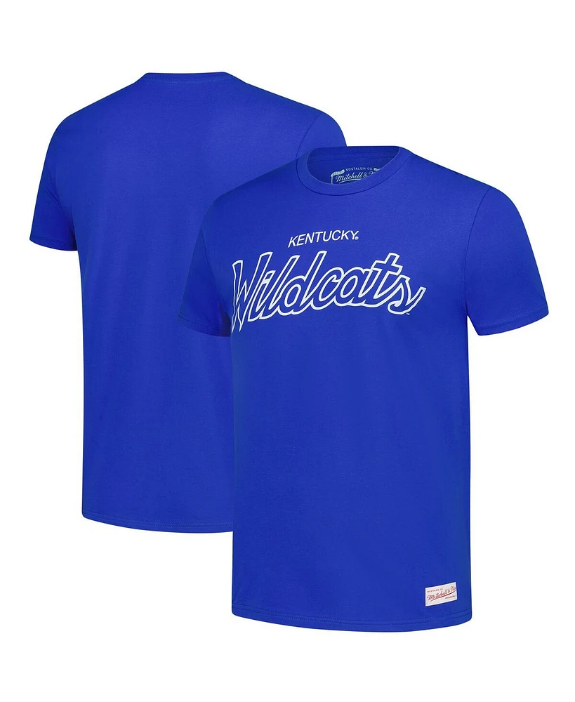 Mitchell & Ness Men's Royal Kentucky Wildcats Elite Script T-Shirt