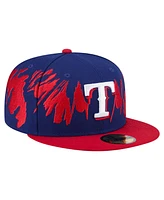 New Era Men's Royal/Red Texas Rangers Retro Pattern 59FIFTY Fitted Hat