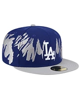 New Era Men's Navy/Gray Los Angeles Dodgers Retro Pattern 59FIFTY Fitted Hat