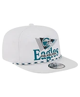 New Era Men's White Philadelphia Eagles Collide Golfer Snapback Hat
