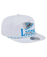 New Era Men's White Detroit Lions Collide Golfer Snapback Hat