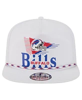 New Era Men's White Buffalo Bills Collide Golfer Snapback Hat