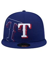 New Era Men's Royal Texas Rangers Yarn Stitch 59FIFTY Fitted Hat