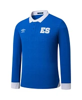 Umbro Men's Blue El Salvador National Team 2025 Home Replica Long Sleeve Jersey