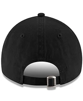New Era Men's Black New York Knicks 2025 Nba Playoffs 9TWENTY Adjustable Hat