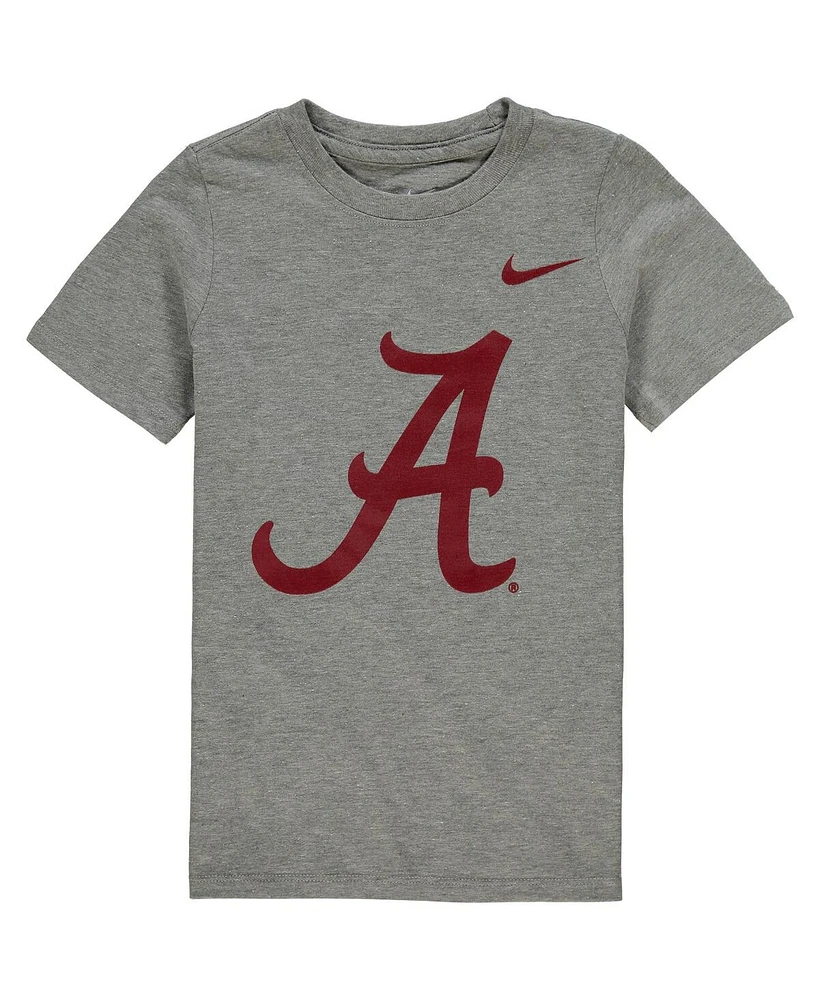 Little Boys and Girls Nike Charcoal Alabama Crimson Tide Logo T-Shirt