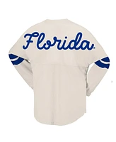 Spirit Jersey Women's Cream Florida Gators Oversized T-Shirt