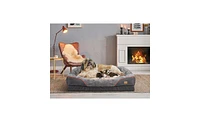 Bingopaw Luxury 2XL Warm Washable Orthopedic Pet Bed for Dogs/Cats