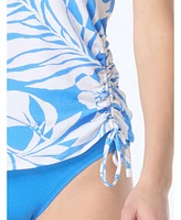 Beach House Women's Bridget Shirred Side Underwire Tankini Top
