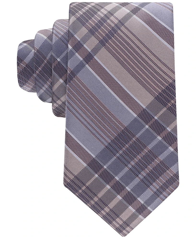 Calvin Klein Men's Rogers Plaid Tie