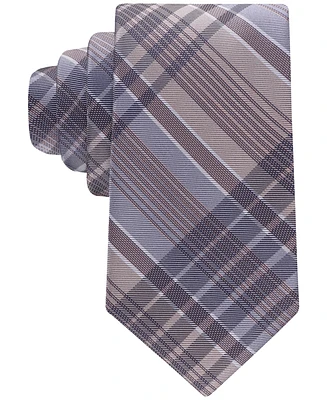 Calvin Klein Men's Rogers Plaid Tie