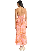 The Good Journey Women's Printed Smocked-Waist Maxi Dress
