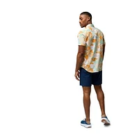 Columbia Mens Rapid Rivers Printed Short Sleeve Shirt With Carter Crest Short