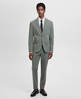 Mango Men's Stretch Fabric Super Slim-Fit Suit Blazer
