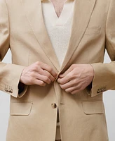 Mango Men's Linen Slim-Fit Suit Blazer