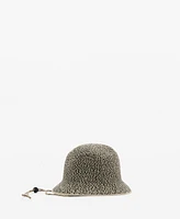 Mango Men's Straw Bucket Hat