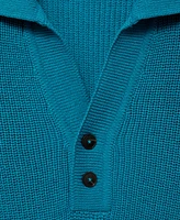 Mango Men's Cultivated Pearl-Knit Polo Shirt
