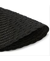 Dainty Home Classic 15" Round Woven Placemats Set of 6 - Durable, Reversible & Non-Slip Table Mats