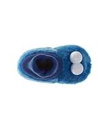 Sesame Street Toddler Girls and Boys Curious Elmo Dual Sizes Slippers