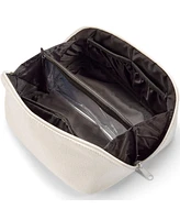 Lands' End Canvas Open Wide Cosmetic Bag