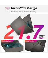 Msi Thin A15 15.6" Gaming Traditional Laptop Amd Ryzen 9 8945HS 16GB Ram Nvidia GeForce Rtx 4060 1TB Ssd Storage Windows 11 Home Fhd 144Hz - Black