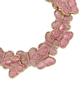 Betsey Johnson Pink Sweetheart Butterfly Link Bracelet