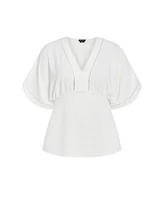 City Chic Plus Size Island Sun Top