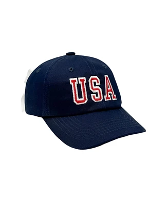 Bits & Bows Girls Usa Bow Baseball Hat