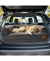 Bingopaw Giant Orthopedic Dog Bed w/Waterproof & LeatherTrim for Pets