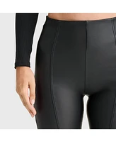 Freddy Women's Wr.up Faux Leather Super Flare Pants
