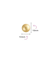 Bling Jewelry Set of 3 Classic Simulated Pearl Drop Ball Earrings Sterling Silver 10MM