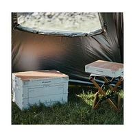 Naturehike Collapsible Storage Box, 23L Car Trunk Storage Box, Foldable Heavy-Duty Plastic Organizer with Lid, Portable Camping & Home Crate