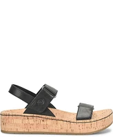 Born Women's Sloan Round Toe Wedge Sandals