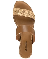 Style & Co Women's Elliee Flat Woven Sandals, Exclusively at Macy's