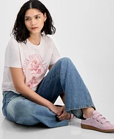Pretty Rebel Juniors' Good Karma Cotton Graphic T-Shirt